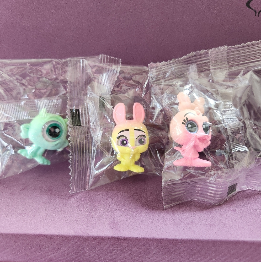 NIP Disney Doorables Spring Easter Pastel Mike Wazowski, Judy Hopps & Daisy Duck
